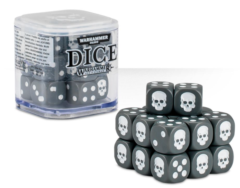 Dice Cube - Grey